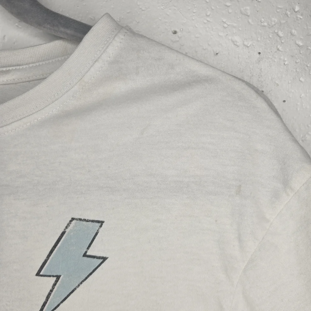 AC/DC Kids Lightning Bolt Tee - White